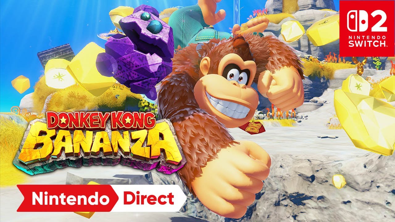 任天堂独占3D 动作冒险游戏《Donkey Kong Bananza》7月17日正式上线，地下世界冒险启程