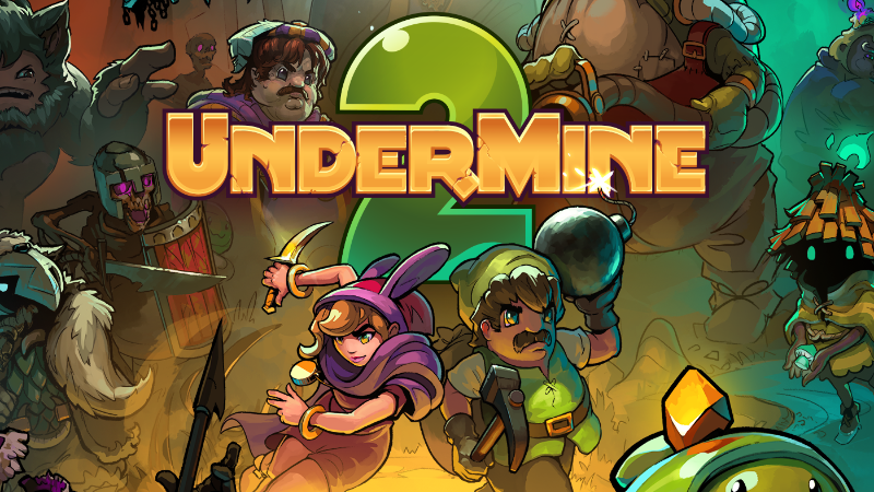 动作冒险游戏《UnderMine2》7月23日正式上线，开启地下矿洞新冒险