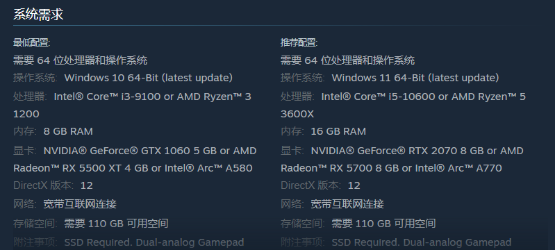 NBA 2K26电脑配置推荐