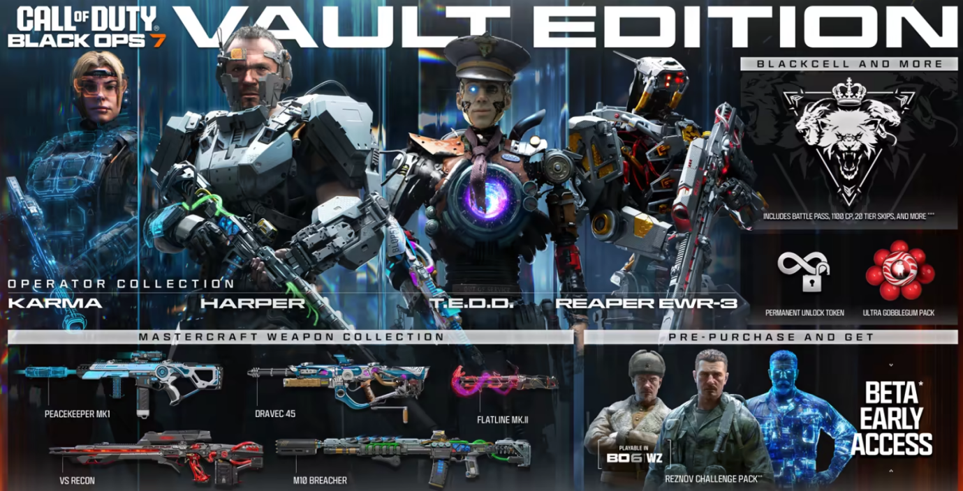 使命召唤:黑色行动7金库版内容