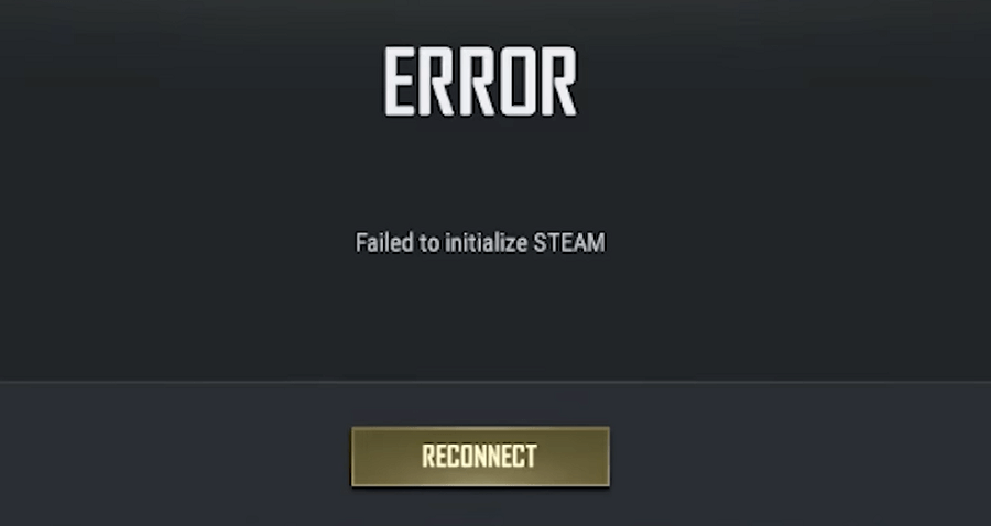 pubg failed to initialize steam