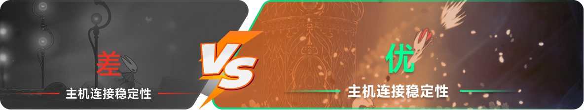 使用雷神加速器后，主机连接稳定性由差变成优