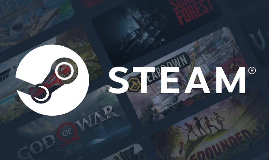 一张带有steam图标logo和英文名称的图片 一张带有steam图标logo和英文名称的图片