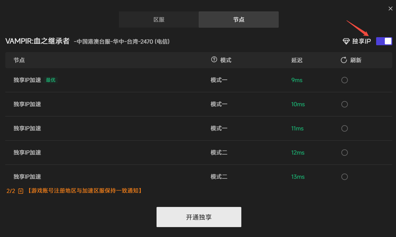 雷神独享IP线路 雷神独享IP线路